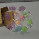 JOYIN 28 Pack Valentines Day Gift Cards with Cute Kawaii Mochi Squishy Toy to Squeeze, Glow in The Dark Stress Relief Fidget Toy for Kids, Classroom Exchange Prizes Valentine Party Favor Toys