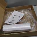 White Lamp Shade, Large Drum Lampshade 13" Top x 13" Bottom x 10" High, Replacement Lamp Shade Natural Linen Hand Crafted for Table Lamps Floor Lamps, Easy Assembly Required