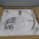 VONLUCE Crystal Light Fixture 15", 4-Light Semi Flush Mount Ceiling Light