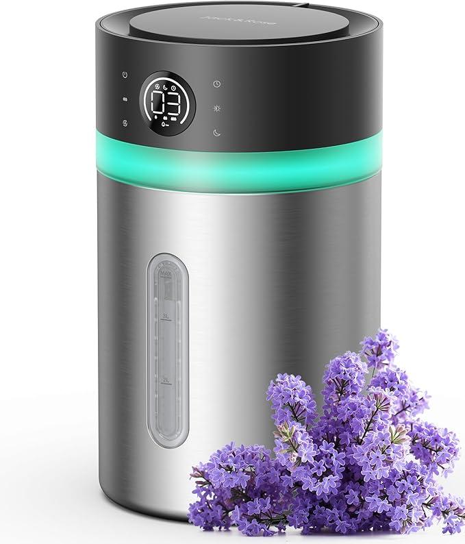 Stainless Steel Humidifier, Easy to Clean Humidifier, Dishwasher Safe Humidifiers, 3.8 Liters