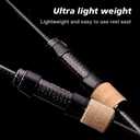 PURELURE Titanium-T Ultralight Fishing Rod 5'3''-7'2'' Trout Rod XUL Power, Spin: 6102uls- Ultralight - M Fast