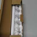 10.5" Window Candles Battery Operated with Suction Cups, Dusk to Dawn LED Flickering Candle Lights for Window, Flameless Taper Candlesticks for Christmas Holiday Decor, 6 Pack, White