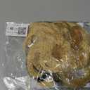 MY-LADY Messy Bun Hair Pieces Human Hair for Women Real Hairpiece Straight Scrunchies Tousled Updo Donut Chignon Ponytail Extension Ash Blonde & Bleach Blonde