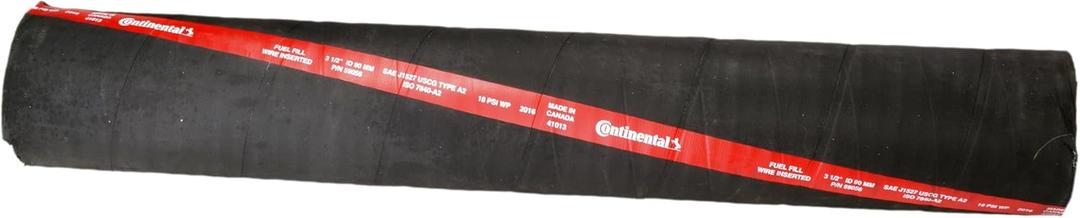 CONTINENTAL 58524 Fuel Fill/Marine Exhaust Hose, 1.5" ID, 48" Length