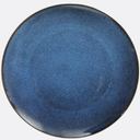 Gibson Elite Matisse 2 Piece Plates Set, Cobalt Blue