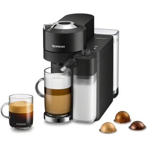 Nespresso Vertuo Lattissima Coffee and Espresso Maker by De'Longhi, Matte Black & Glossy