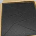 22 Pack Acoustic Panels with Self-Adhesive, 12"X 12"X 0.4"Sound Proof Foam Panels, Sound Panels High Density, Soundproof Wall Panels for Home Studio Office-Black