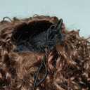 YXCHERISHAIR Ponytail Extension,Curly Wavy Ponytail Dark Brown Drawstring Ponytail Hair Extensions for Women Natural Wavy Synthetic Hairpiece for African Women Daily Use party(33#,14inch)