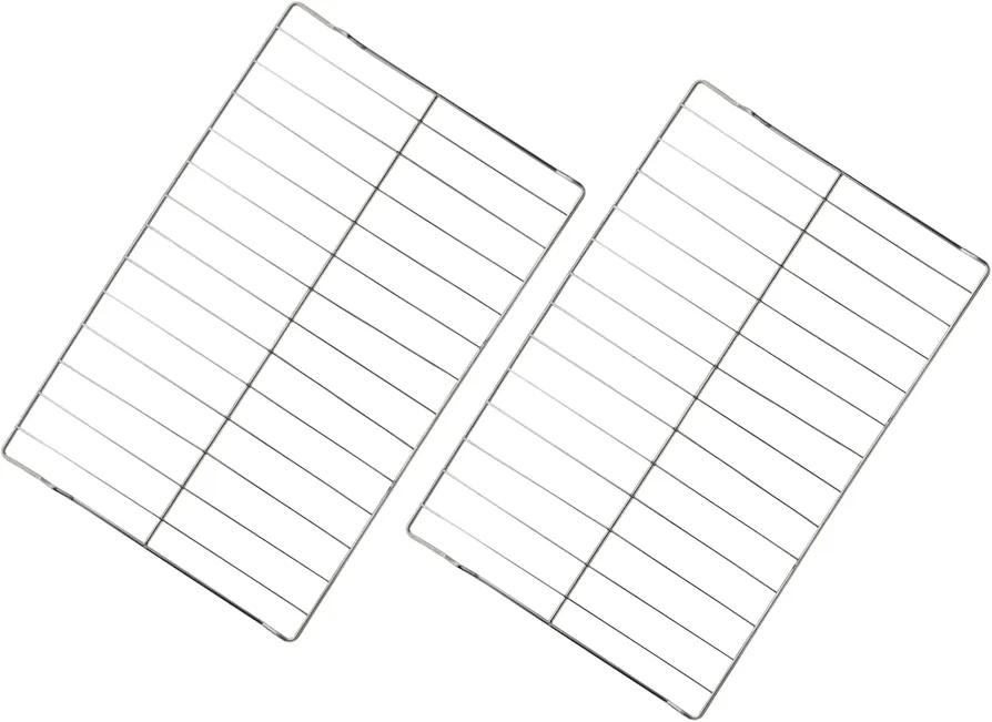 2Pcs W10256908 Oven Rack,Replaces W10138079 W10179196 3195710 PS11751295,Compatible for Whirlpool/Jenn-Air Oven Rack/Range,24 x15-3/4 Inches