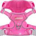 BARKBAY Dog Harness No Pull Mesh for Small Dogs - Adjustable, Reflective, Comfortable, No Choke, Heavy-Duty - Perfect for Outdoor Training, Walking, and Hiking - Strong & Durable - XS & Pink Mesh