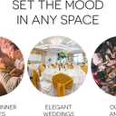 MODGY Luminary Lanterns Candle Holder Decorative Indoor Outdoor Decor, Lanterns for Wedding Centerpiece Decoration Outside Patio 4-Pack, with Flameless Floating LED Candles Jaya