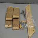 4 Steps Cat Wall Shelves Cat Wall Stairs (Brownish White, 1 Pack 4 Steps, 1)