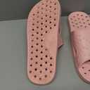 shevalues Shower Shoes for Women Men with Arch Support Quick Drying Pool Slides Lightweight Beach Sandals with Drain Holes (8-9 Women/6.5-7.5 Men, Pink)