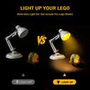 LED Light kit Compatible with Lego 21357 Jr. Lamp, LED Lighting Accessories Compatible with Ideas 21357 Table Lamp, Christmas, for Adults Fans (ONLY Light! NOT Included the Model Set)
