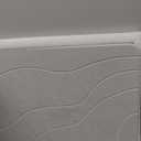 Stone Bath Mat, Diatomite Fast Drying Non Slip Stone Shower Mat, Super Absorbent for Bathroom & Kitchen, Multi-Use as Pet Mat, Easy to Clean 16"x24", Gray (Style 01-gray)