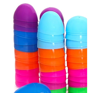 Taboom Bulk Easter Plastic Eggs with Gifts 72 Pcs