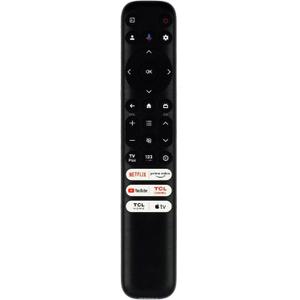 (Upgrade) Besia RC813 Replacement Remote for All TCL Android/Google TVs, Compatible with Q/S/FHD/UHD/QLED Series Without Voice Command