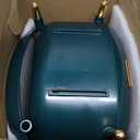 fanado Makeup Organizers Countertop, Makeup organization for Vanity, Cosmetic Storage with Lid and Drawers, Skincare Display Cases with for Desktop, Bathroom (Green)