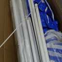 10x20 Canopy Tent Party Tent with 6 Sidewalls, Blue