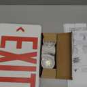 Sunco Exit Signs With Emergency Lights, Two Adjustable LED Lights With Backup Battery, Red, 94V-0 Fire Resistant, 120-277V, Wall Or Ceiling Mount, Commercial Grade UL 2 Pack.