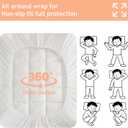 King Size Mattress Toppers, Mattress Pad Cover for Back Pain,Cooling Mattress Protector with 8-15" Inch Deep Pocket,Quilted Overfilled Down Alternative Filling 78x80 inch, White