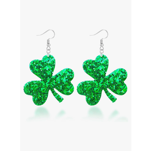 St Patricks Day Accessories Shamrock Earrings for Women St Patricks Day Earrings Acrylic Green Drop Earrings Irish Holiday Earrings Jewelry St Patricks Day Shirt Women Outfits