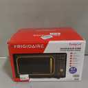 Frigidaire, 0.7 Cu. Ft. Retro Countertop Microwave Oven, 700W Compact Microwave with 8 Auto Cook Menus, Auto Defrost, 5 Power Levels, LED Display, Glass Turntable, Black Gold