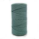 21S 4mm*110Yards Macrame Cord Rope - Luxury Soft 100% Macrame Cotton Cord Colored One String Twisted Rope for DIY Crafts Wall Hanging, Plant Hangers, Wool Weaving