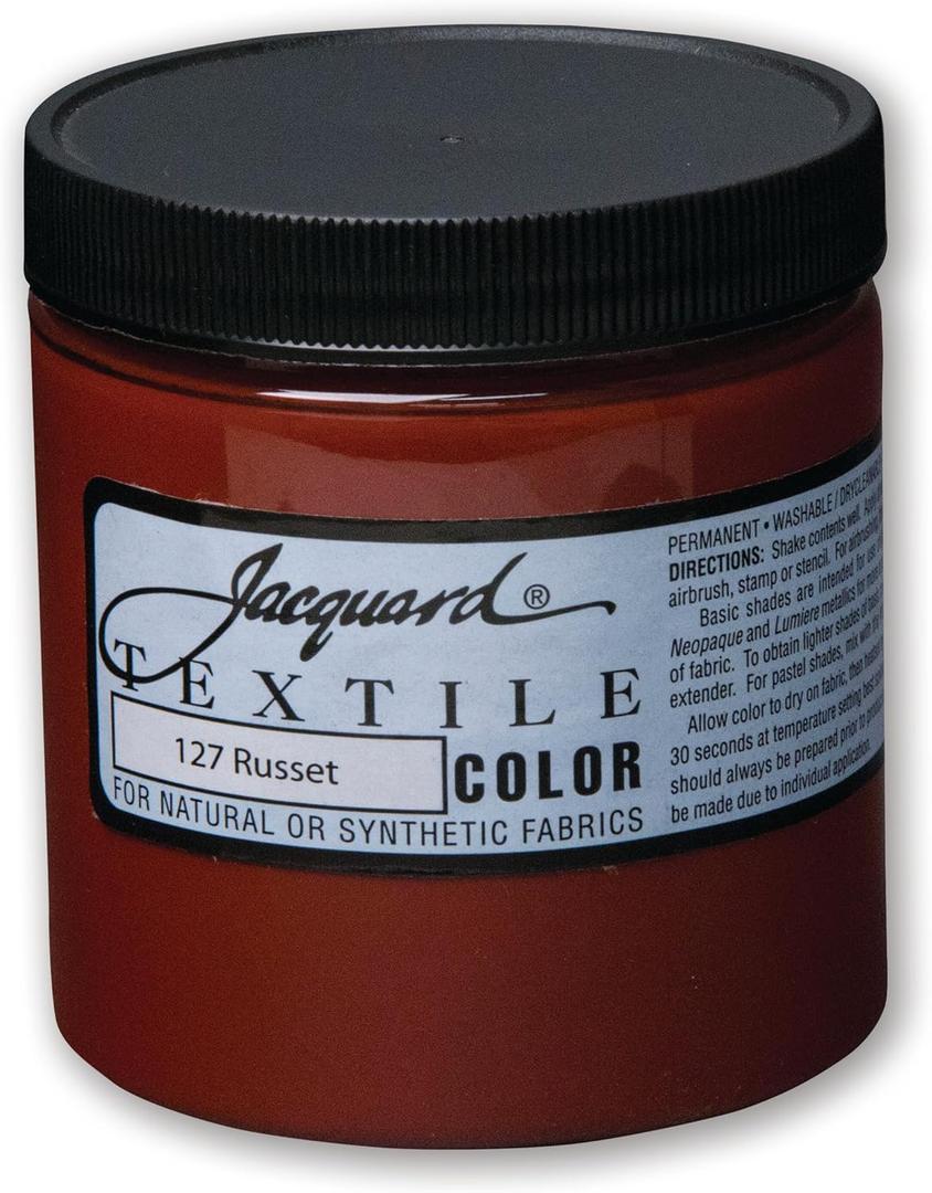 Textile Color Paint Russet (8 Fl Oz (Pack of 1)