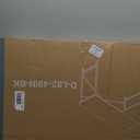 Sweetcrispy L Shaped Desk - Computer Desk Corner Desks Gaming Desk PC Table with CPU Stand Side Bag for Home Office Dorm Sturdy Writing Workstation, Black, 50-Inch