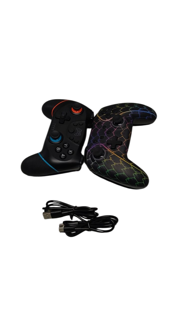 CuleedTec Upgraded Switch Controllers, 2 Pack Wireless Pro Controllers for Switch 2/Switch/Lite/OLED, Bluetooth Remote Gamepad with Hall Effect Joystick, 6-Axis Gyro, Dual Motors & Turbo (Black+Olive)