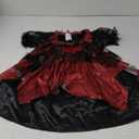 Elizant Kids Vampire Costume for Girls 8-10, Girls Halloween Costumes Dress Vampire Cape Skirt Cloak Vest Outfit 130-140cm