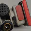 Pneumatic Sander Air Orbital Sander, Solid Alloy Steel Air Squares Sanding Machine 3 * 4 In 10000rpm Pneumatic Sander, Sanding Grinding Polishing Sander for Wood Metal Car Beauty