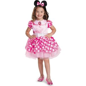 Disguise girls Disney Minnie Mouse Classic Tutu Girls' Costume, Pink (Small (2T), One Color)