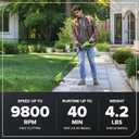 Greenworks 24V 10" Cordless String Trimmer with 2.0Ah Battery and Charger, 20 Replacement Blades Included