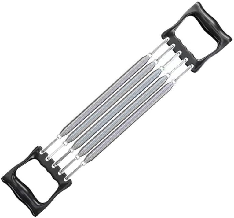 5-Level Adjustable Chest Expander up to 66 lbs | Fitness Equipment for Home Gym Steel Buckle & Electroplated Springs | Workout Equipment for Grip, Arm, Chest, Back Training