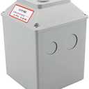 Baomain Master Switch Exterior Box LW28-63/4 Work for Universal Rotary Changeover Cam Switch SZW26-63 660V 63A 3 Position 3 Phase