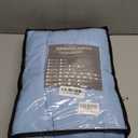 Blue Weighted Blanket for Adults 15lbs, 48"x72", Twin Full Size Cooling Heavy Throw Blanket for 120-160lbs, Microfiber Soft Thick Big Blankets Weighted Comforter Gift for Sleeping (Light Blue/Dark Blue)