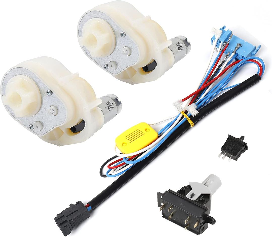 Overhaul Kit HLR Wiring Harness MEIE0500 Gear Shifter Foot Switch Motor Gearbox for Peg Perego John-Deere Gator Children Ride On Car