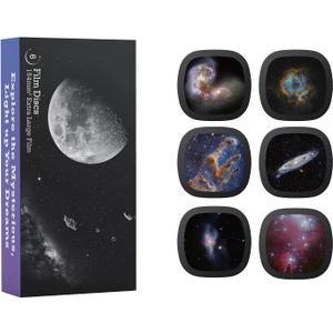 Realistic Discs - Discs for Ainael Meteor and Galaxy Projector, 5k Ultra HD Slide for Home Planetarium, 6 Discs Set Without Projector (Nebula 3)