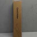 D-Line 32.8ft Cable Raceway, Self Adhesive Cord Cover, Hide Surface Wires, Paintable - 10x 0.63in (W) x 0.63in (H) x 39in Lengths - White