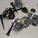 4 Pack RGB Landscape 12W Spotlights for Outdoor & Indoor Decoration Waterproof 120V Wired Color Changing Spot Light with Remote for Lighting Garden Tree, Potted Flowers, Cabinet Display, Artwork