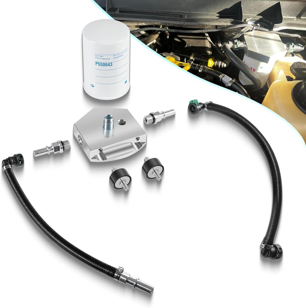 CP4 Disaster Prevention Bypass Kit for Ford F-250 F-350 F-450 F-550 Super Duty 2011-2025, for 6.7L Powerstroke Diesel, Prevent Debris Promote Efficiency #CP4-6.7F-BP-G2.1