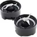 Anbige Replacement Parts Blade,Compatible with Oster BLSTAV BLSTPB My Blend 250-Watt Blender(2 pack)