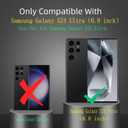 for Samsung Galaxy S24 Ultra Case Magnetic Compatible with Wireless Charging,with 1 Screen Protector,Built-in Kickstand Ring Military Grade Drop Shockproof Heavy Duty Protection Phone Red