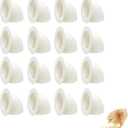 16 Pack Quail Feeder No Waste Feeder Port for DIY Bucket Pail Bin Container Coturnix (1.5in)