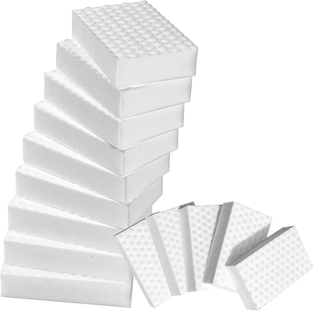 Density Magic Sponge Eraser, Multi-Functional Household Cleaning Kitchen Dish Sponge for Furniture, Extra Thick and Long Lasting Melamine Cleaning Sponges for Bathroom, Floor, Wall Cleaner