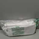 RYB HOME Half Blackout Curtains - Home Kitchen Door Window Treatment Drapes Back Tab Room Darkening Energy Saving for Kid's Room Hotel, 42 Wide x 54 Long, Pure White, 2 Pcs