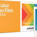 Polaroid Go Color Film - 48 Photos - 3 Double Packs Bulk Film (6212),white frame