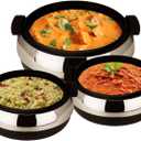 Casserole Serving Set of 3, 800/1200/1700 ml, Black